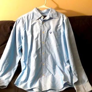 American Eagle Light Blue Button Down Shirt